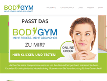 Tablet Screenshot of fitness-straubing.de